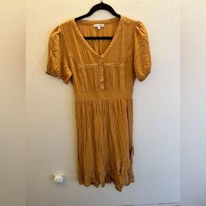Baltic Born Hannah Midi Dress | Mustard